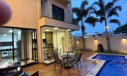Maravilhosa Casa Sobrado com  3 Suítes + Piscina + Sauna - Quinta da Primavera Zona Sul Guaporé - Analisa permuta - Ribeirão Preto SP