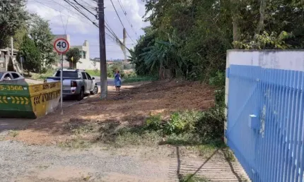 Terreno à venda na izidoro wosch, 789, santa cândida, curitiba por r$ 370.000
