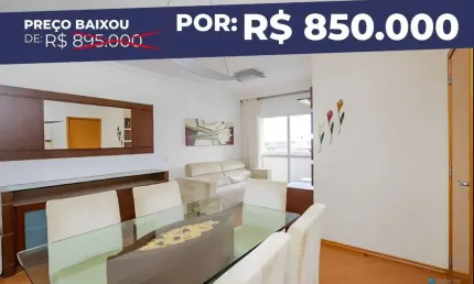 Apartamento com 3 quartos à venda na Rua Gastão Câmara, 533, Bigorrilho, Curitiba por R$ 850.000
