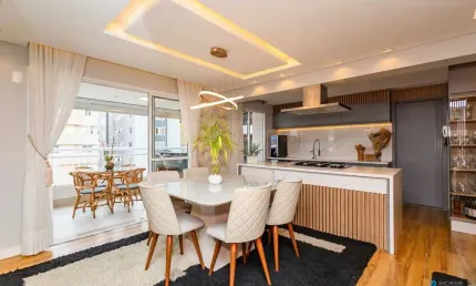 Apartamento com 3 quartos à venda na rua professora doracy cezzarino, 138, portão, curitiba por r$ 1.649.000