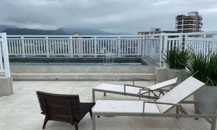 Apartamento a venda em Praia Grande SP - Caiçara.

2 dormitórios, sala com sacada gourmet, cozinha, área de serviço e wc.
53m² e 1 vaga.
Prédio com portaria 24 horas, portões automatizados, monitorame