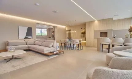 Apartamento com 4 dormitórios à venda, 239 m² por r$ 4.990.000 - água verde - curitiba/pr