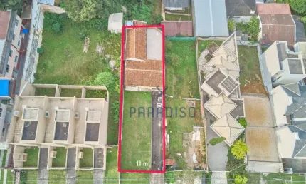 Terreno à venda, 440 m² por r$ 890.000,00 - abranches - curitiba/pr