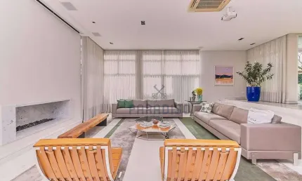 Casa com 5 dormitórios à venda, 556 m² por r$ 5.900.000,00 - campo comprido - curitiba/pr