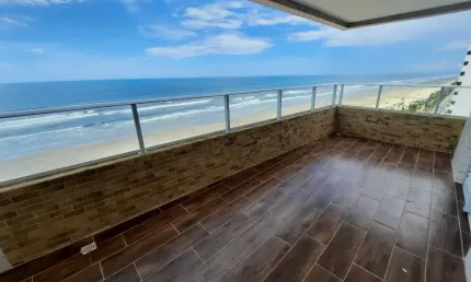 Apartamento 2 quartos Frente Mar com Vista Total no Florida em Praia Grande - RPJ70