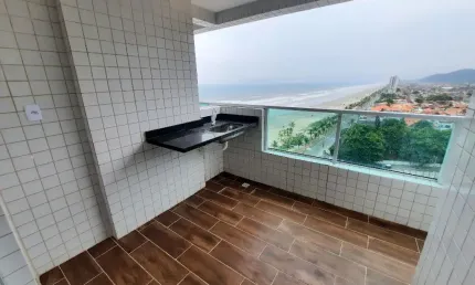Apartamento 2 quartos - Prédio Frente mar no Bairro Florida em Praia Grande - RP455-2