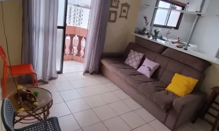 Apartamento 1 quarto - Lado Praia - Caiçara - Praia Grande - SP - RP540