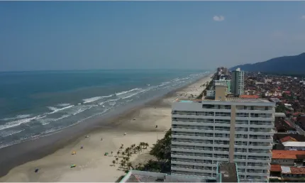 Apartamento 2 quartos prédio frente mar no Jardim Real em Praia Grande - RP414 - 4