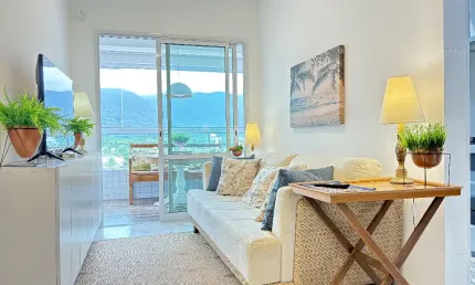 Apartamento 1 quarto - Suíte - Prédio Frente mar no Bairro Florida em Praia Grande - RP455-1