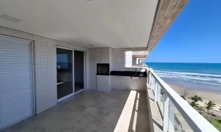 Apartamento 3 quartos 2 Suítes - Prédio Frente mar no Bairro Caiçara em Praia Grande - RP564