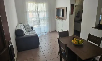 Apartamento 1 quarto com Sacada na Ocian em Praia Grande - RP493