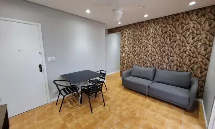 Vila caiçara, lindo apto 1 dorm, sacada, 54,00m2, próximo ao mar