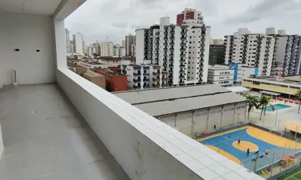 Ocean, apto 2 dorms, suite, sacada gourmet, 102,00m2