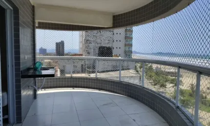 Vila caiçara, apto frente total para o mar, lazer completo location rua jamil issa, 10