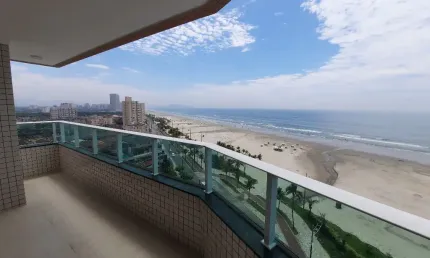 Apartamento 3 Quartos - Frente Mar - Lazer completo - Vila Caiçara