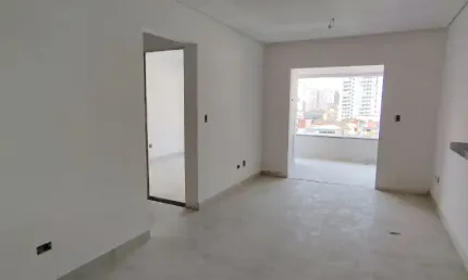 Vila caiçara, excelente apto 2 dorms, suite, sacada gourmet