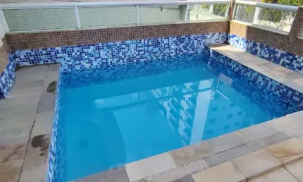 Vila Caiçara, lindo apto 1 dorm, sacada, lazer completo