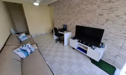 Apartamento 2 quartos a 250 metros mar na vila caiçara em praia grande - rp677