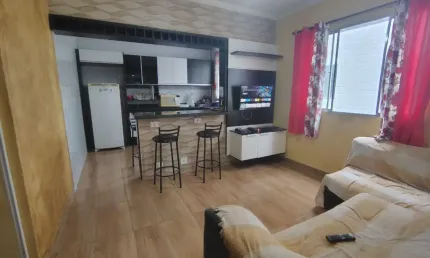Apartamento 1 Quarto a 250 metros mar na Vila Caiçara em Praia Grande - RP680
