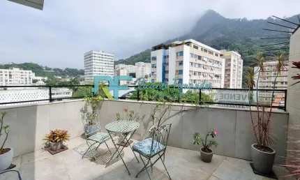 Cobertura duplex, 2 suítes, vaga de garagem, no Humaitá
