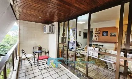 Apartamento em botafogo com 3 quartos, vaga e varanda.