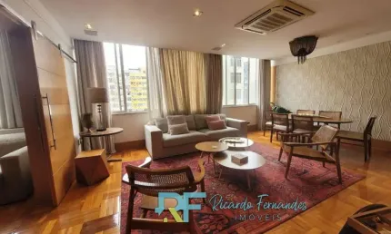 Alto padrão com estilo e exclusividade num refúgio de copacabana  150m² de sofisticação
