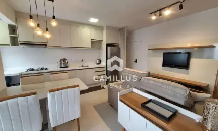 Apartamento com 2 dormitórios à venda, 54 m² por r$ 480.000 - cidade universitária pedra branca - sc