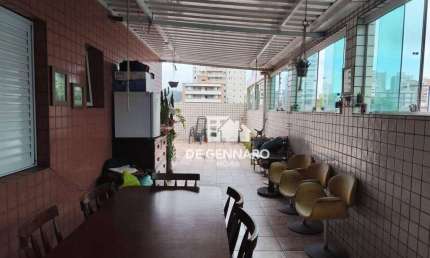 Apartamento Garden com 3 dormitórios à venda, 101 m² por R$ 850.000 - Boqueirão - Praia Grande/SP