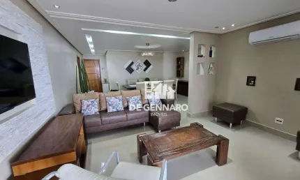 Maravilhoso apartamento na aviação pronto para morar com 3 dormitório com 2 vagas de garagem  vista mar ,piscina com todo o