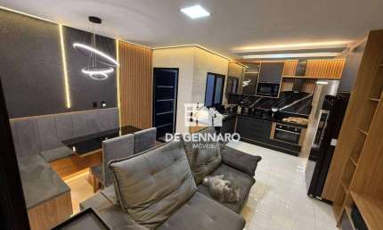 Linda casa na tupi em Praia Grande com 3 dormitórios