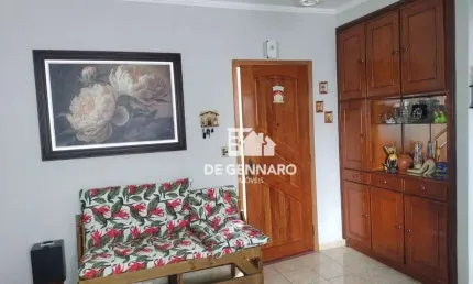 Praia Grande, Canto do Forte. Apartamento com 1 dormitório, vaga de garagem, Próximo do mar