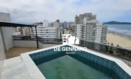 Cobertura com 2 dormitórios à venda, 150 m² por R$ 1.500.000 - Aviação - Praia Grande/SP