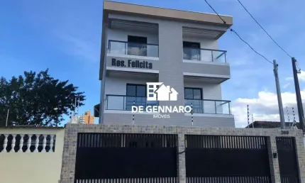 Apartamento Triplex com 3 dormitórios à venda por R$ 575.000,00 - Maracanã - Praia Grande/SP