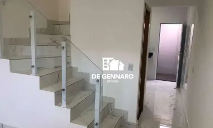 Casa com 2 dormitórios à venda por R$ 370.000 - Maracanã - Praia Grande/SP