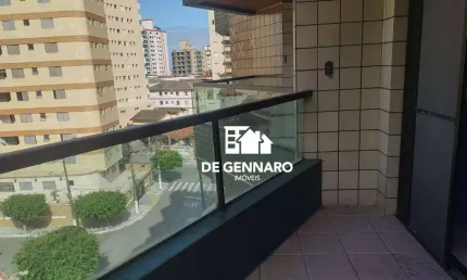 Apartamento mobiliado, com 98m2, com 2 dormitórios, 1 suíte, lazer completo, ha 150 metros do mar, tupi, praia grande, sp completo