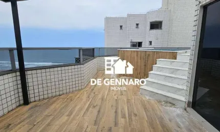 Cobertura com 2 dormitórios, 150 m² - venda por R$ 1.500.000,00 ou aluguel por R$ 10.009,00/mês - Aviação - Praia Grande/SP