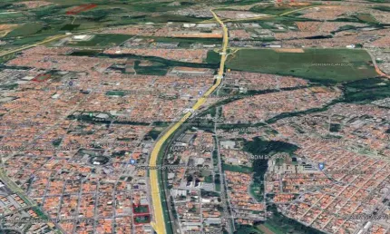 Terreno comercial à venda na Rua Orlando Giraldelli, 229, Jardim Rosolém, Hortolândia por R$ 2.500.000