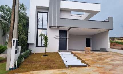 Casa em condomínio fechado com 3 quartos à venda na Avenida Presidente Juscelino Kubitschek de Oliveira, 177, Parque Brasil 500, Paulínia por R$ 1.190.000