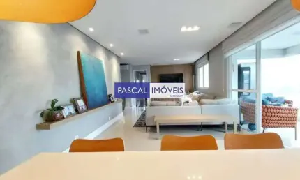 Apartamento com 3 quartos à venda na rua estevão baião, 520, campo belo, são paulo, 123 m2 por r$ 1.600.000