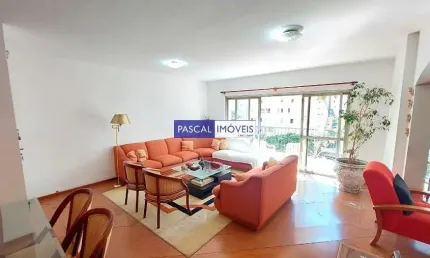 Apartamento com 4 quartos à venda na avenida rouxinol, 900, moema, são paulo, 160 m2 por r$ 1.990.000