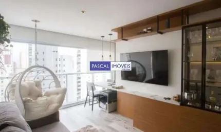 Apartamento com 1 quarto à venda na Avenida Vereador José Diniz, 3130, Campo Belo, São Paulo, 49 m2 por R$ 790.000