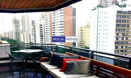 Apartamento com 4 quartos para alugar na Alameda dos Aicás, 565, Moema, São Paulo, 212 m2 por R$ 15.500