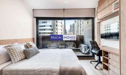 Apartamento com 1 quarto à venda na Alameda dos Jurupis, 813, Moema, São Paulo, 26 m2 por R$ 550.000