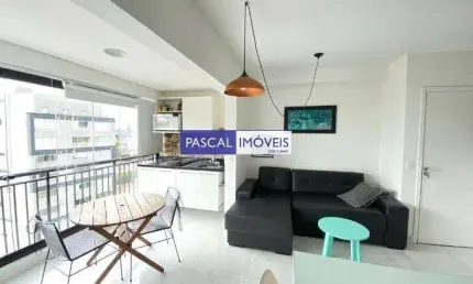 Apartamento com 1 quarto à venda na Rua Pascal, 1649, Campo Belo, São Paulo, 36 m2 por R$ 619.000
