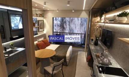 Apartamento com 1 quarto à venda na Rua Cacilda Becker, 112, Brooklin, São Paulo, 25 m2 por R$ 330.000