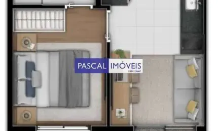 Apartamento com 1 quarto à venda na rua alvorada, 616, vila olímpia, são paulo, 26 m2 por r$ 499.000