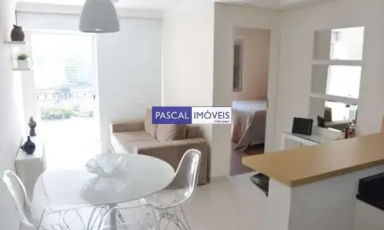 Apartamento com 1 quarto à venda na Rua Conceição de Monte Alegre, 805, Brooklin, São Paulo, 45 m2 por R$ 659.000