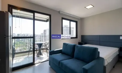 Apartamento com 1 quarto à venda na Rua Morais de Barros, 880, Campo Belo, São Paulo, 26 m2 por R$ 530.000