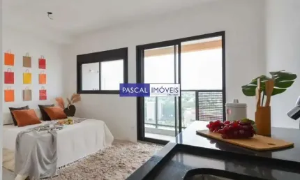 Apartamento com 1 quarto à venda na rua professor doutor josé marques da cruz, 225, brooklin, são paulo, 27 m2 por r$ 390.000