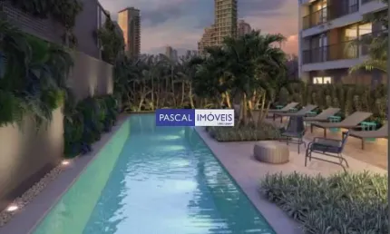 Apartamento com 1 quarto à venda na Rua Bartolomeu Feio, 766, Brooklin, São Paulo, 24 m2 por R$ 325.000